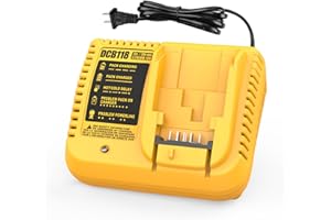 Bakipante DCB118 Fast Battery Charger Replacement for Dewalt 12V 20V Charger DCB115 DCB112 DCB105 DCB107 Compatible with Dewa
