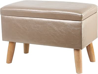 Eshow otomano de ratán con contornos de almacenamiento y otomanos