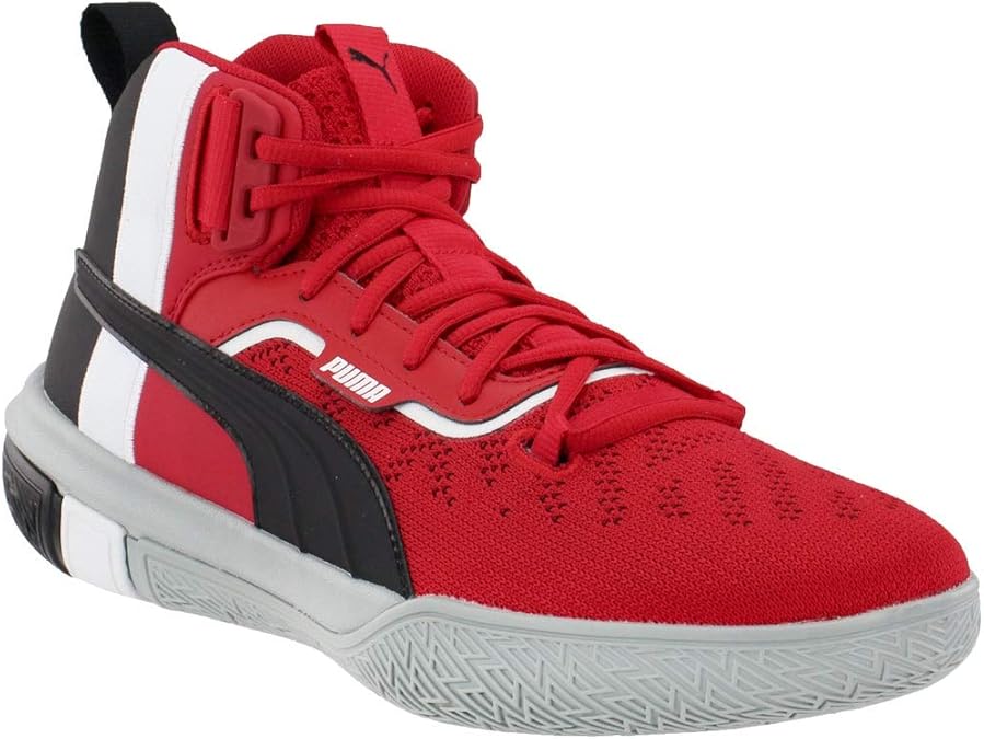 PUMA Zapatos de baloncesto para hombre Legacy Mm Lace Up Casual Azul