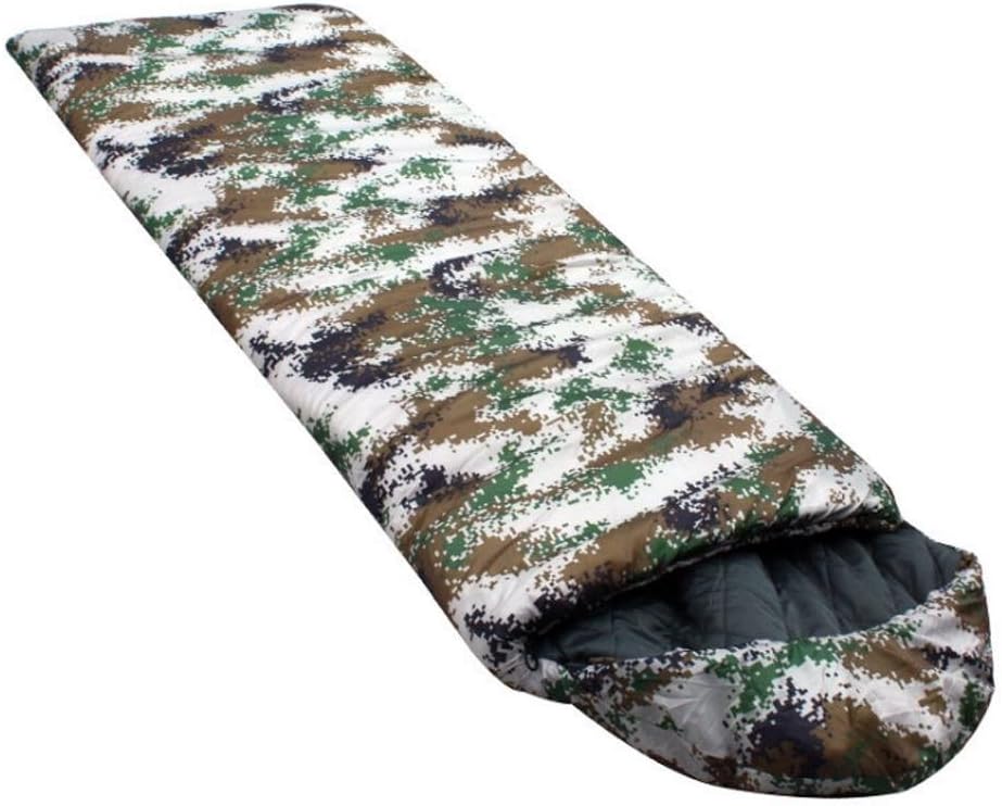 SZH&SHUID Outdoor Camouflage Sleeping Bag Envelope Light Weight for Adult Camping Hiking