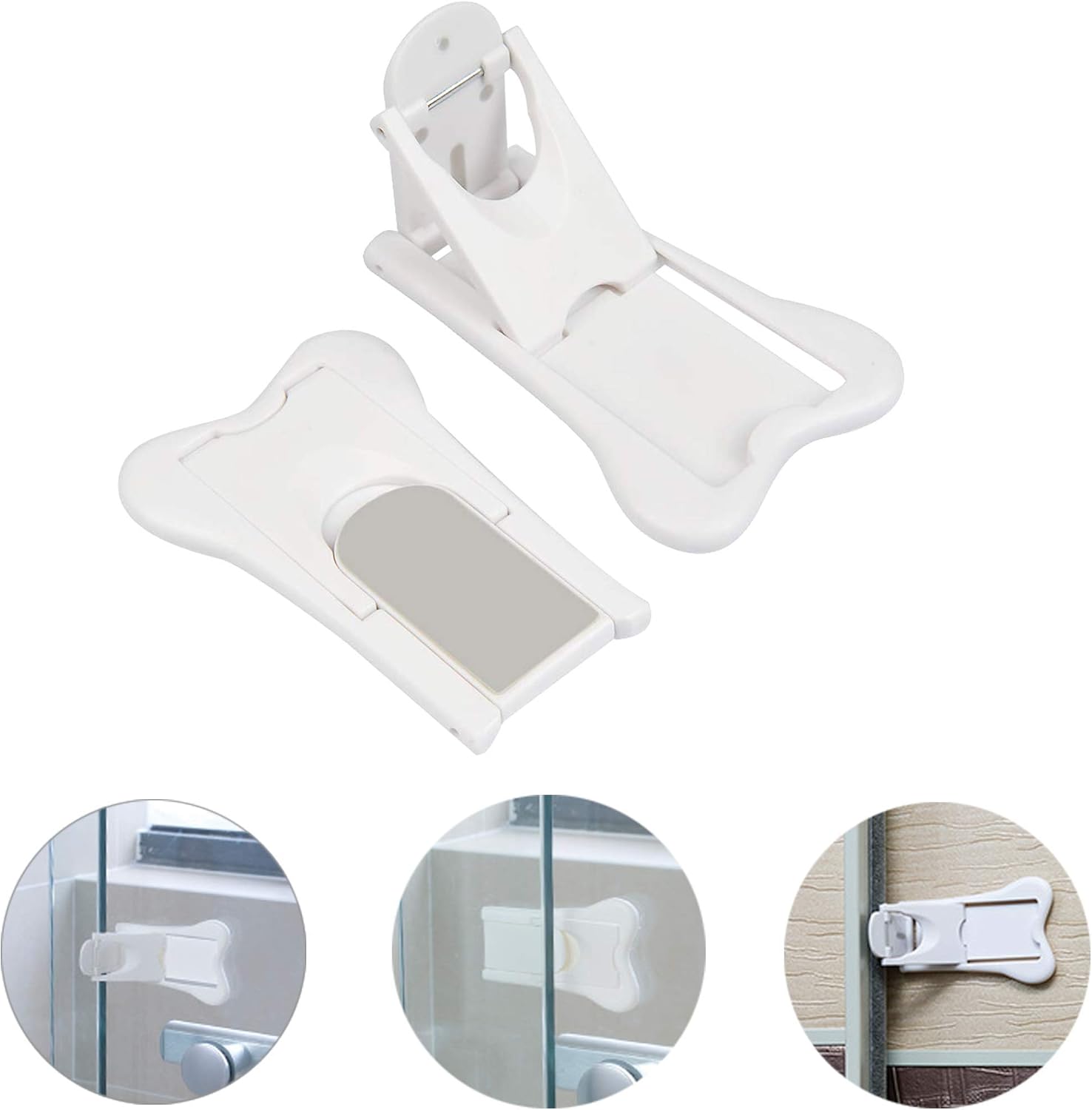 serratura per porte scorrevoli per armadi a prova di bambino