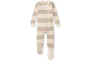 Burt's Bees Baby baby-boys Sleeper Pjs, 100% Organic Cotton, One-piece Footie, Zip Up Jumpsuit, Snug Fit Pajamas