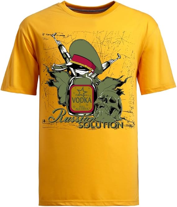 Amazon 頭蓋骨漫画のスタイルのメンズの黄色いtシャツ15新しい服 Tシャツ カットソー 通販