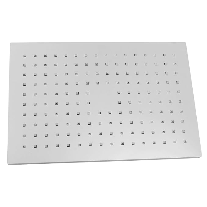 Welfenstein Regenbrause 36x24cm H-0401 eckig Regendusche Kunststoff Kopfdusche