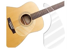 Healing shield Premium Acoustic Guitar Pickguard Pick Guard, Transparent Self-Adhesive, Scratch Resistant Protection Coating, Anti-Dust, Anti-Fingerprint, Made in South Korea, Clear Glossy, Basic Type