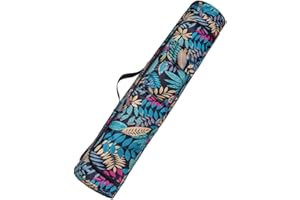HYOOG Yoga Mat Bag Dual Full Zip Exercise Yoga Mat Carrier Yoga Mat Carry Bag with Storage Pockets and Adjustable Shoulder Strap Fits All Your Stuff