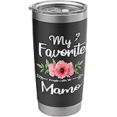 My Favorite People Call Me Mamo Funny Mother's Day Gift Stainless Steel Insulated Tumbler