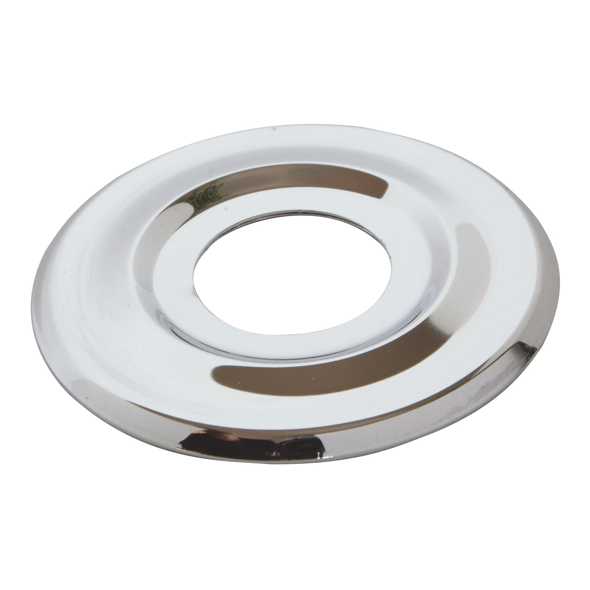 SOMATHERM FOR YOU, Flat Chrome Rosette 55 mm, Set of 2, 20/27 Connection, Ideal for Trimming The Contours of taps and Pipes, Elegant and Discreet Finish