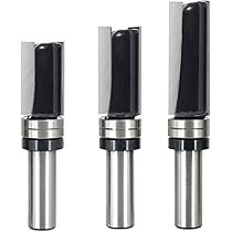 thumbnail image 2 of Pattern/Flush Trim Router Bit, 2-1/2" Cutter, Top & Bottom Bearing- Yonico 14135 2 of 14