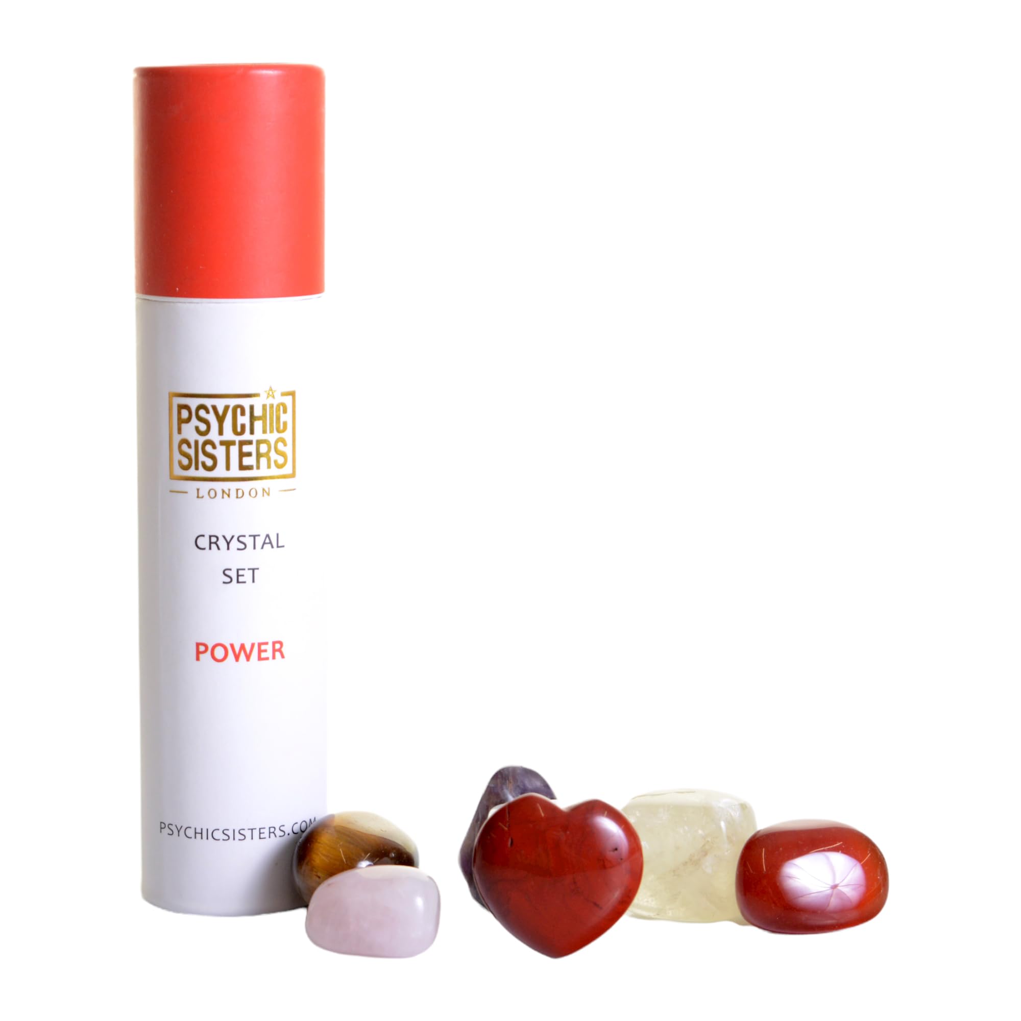 Psychic Sisters - Crystal Set - 7 Different Gemstones - Reiki Cleansed & Energised (Power)