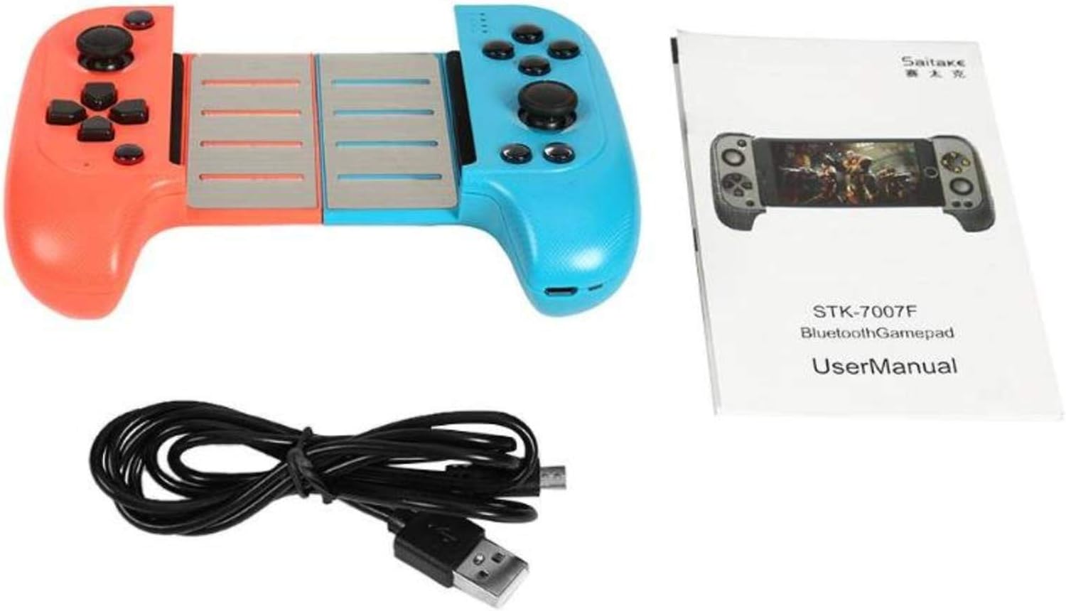 Amazon Com N Brand New Saitake 7007f Retractable Bluetooth Gamepad Wireless Gamepad Controller Dual Mode Joystick For Ios Android Pc Home Kitchen