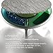 Auckly Fast Wireless Charging Pad, Jean Fabric Wireless Charger for iPhone 8/8 Plus/X and Samsung Galaxy Note8/5/S8/S9/S8 Plus/S7/S7edge/S6/S6 Edge, Nexus 4/5/6/7, LG and Other
