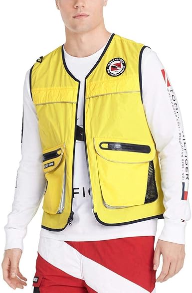 yellow tommy hilfiger vest
