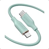 Anker USB C Cable, 240W Type C Fast Charging Cord (1-Pack, 6 ft, Green) | USB 2.0 for iPhone 18 / 17 / 16 / 15 Series, MacBook Pro 2020, and More
