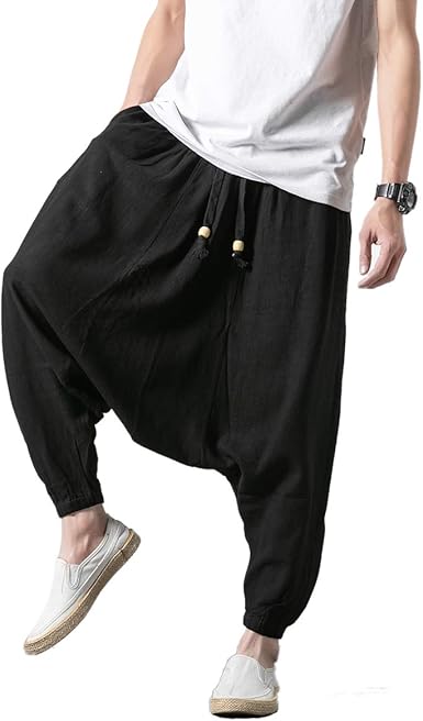 plus size drop crotch pants