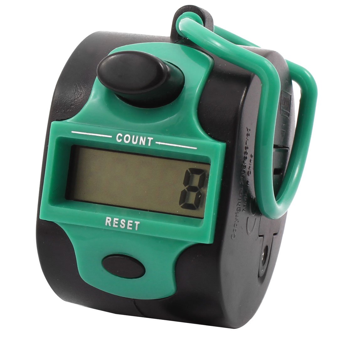 sourcingmap Office Table Handheld 5 Digit Numbers LCD Display Tally Click Counter Seagreen