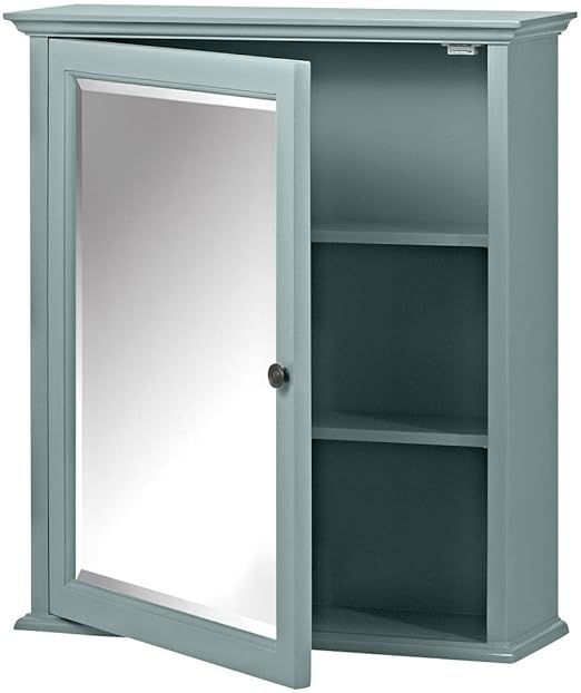 Amazon Com Home Decorators Collection Hamilton Framed Surface Mount Bathroom Medicine Cabinet In Sea Glass Home Kitchen