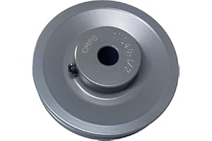 CMFG 1VL40-1/2 Variable Pitch sheave,1VL40X1/2,3.75 inch OD, 1/2 inch Bore,Cast Iron Material,VL Single Groove v Belt Pulley for "3L","4L","5L","A","B" or "5V" Belts