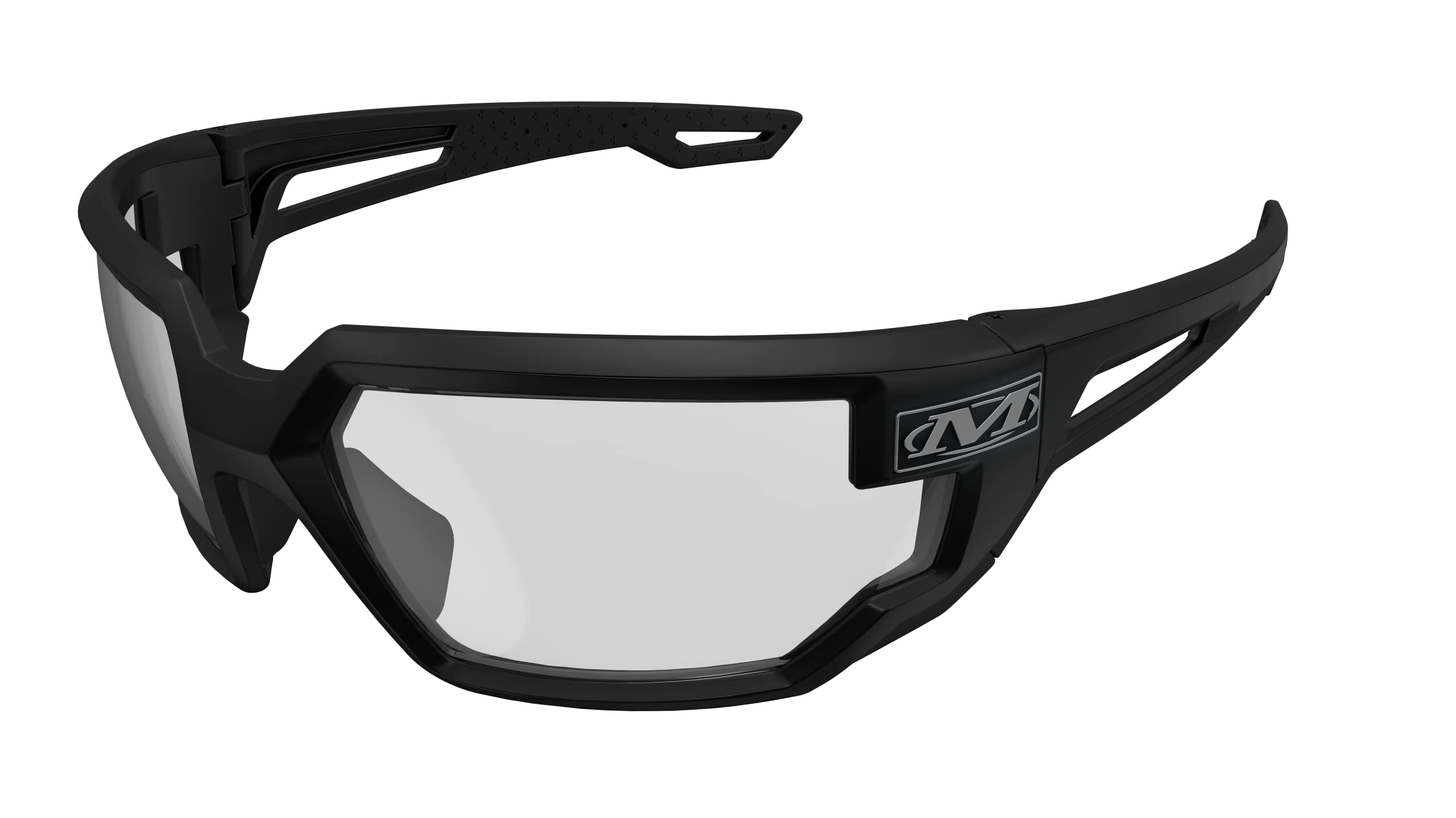 Mechanix Wear Vision Type-X Multipurpose Safety Glasses (One Size Fits All, Black/Black)