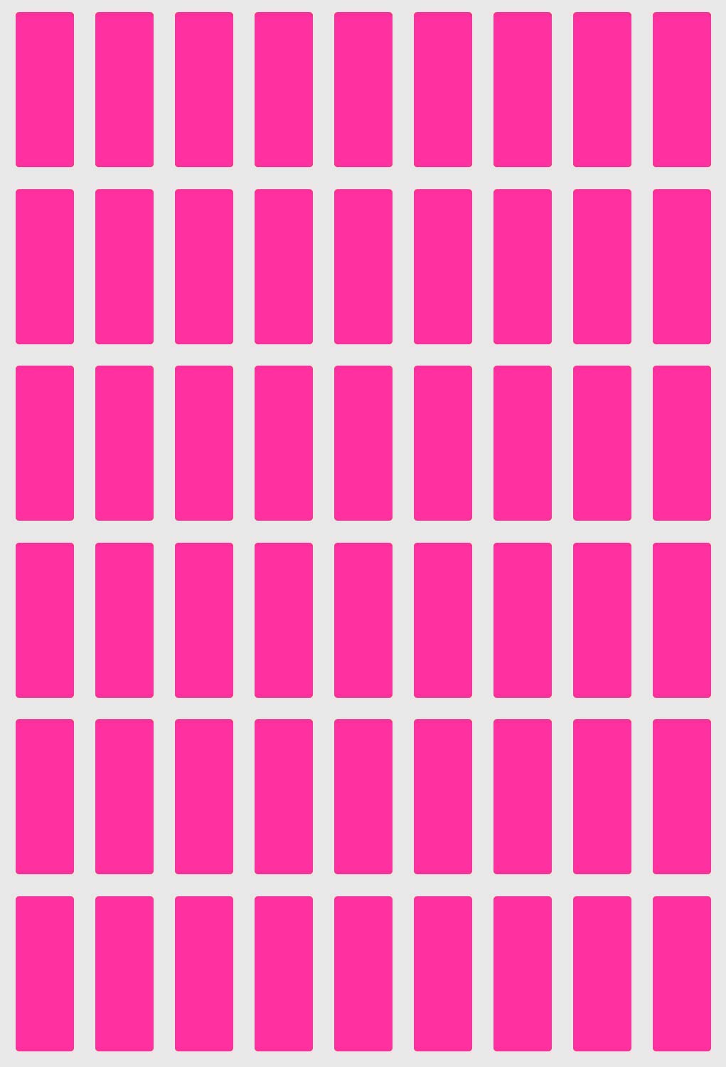 Mini Color Stickers 25mm x 10mm - Neon Pink Pricing Tags 2.5 cm x 1 cm - 810 Pack by Royal Green — image 1