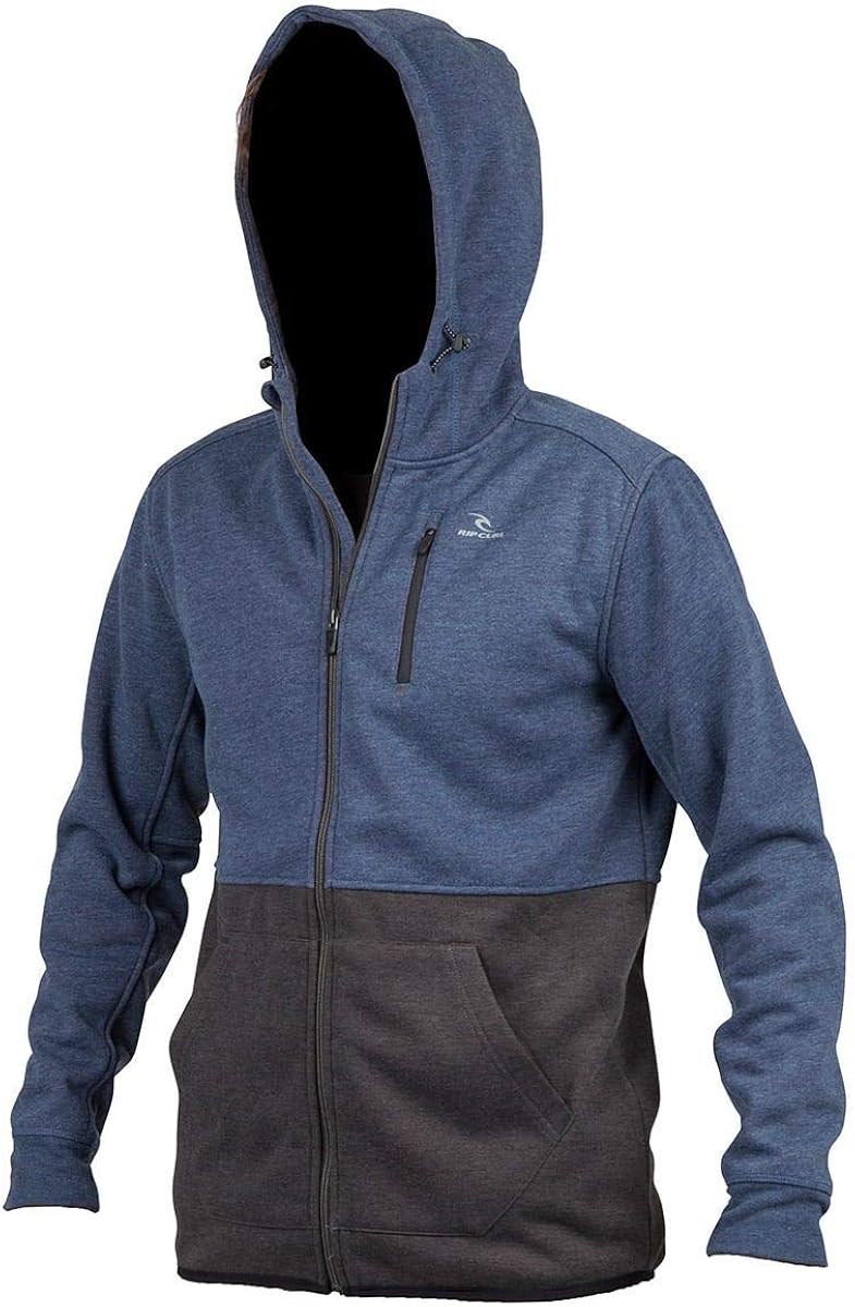 Rip Curl Men's Departed Anti Series Technical Zip Up Hooded Sweatshirt: Clothing