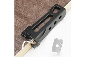 Woodworking Veneer Edge Trimmer - R1+R2 Chamfer Plane, Edge Banding Cutter, Manual Planer Blade, Burr Scraper for Board & Woo