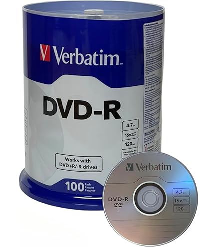 Amazon.com: Verbatim 2330529 43549 4.7GB 16x DVD-R Matt Silver