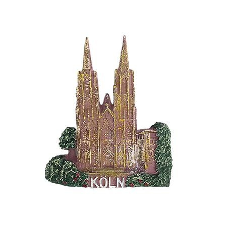 MUYU Magnet Imán para Nevera con diseño de la Catedral de Colonia ...