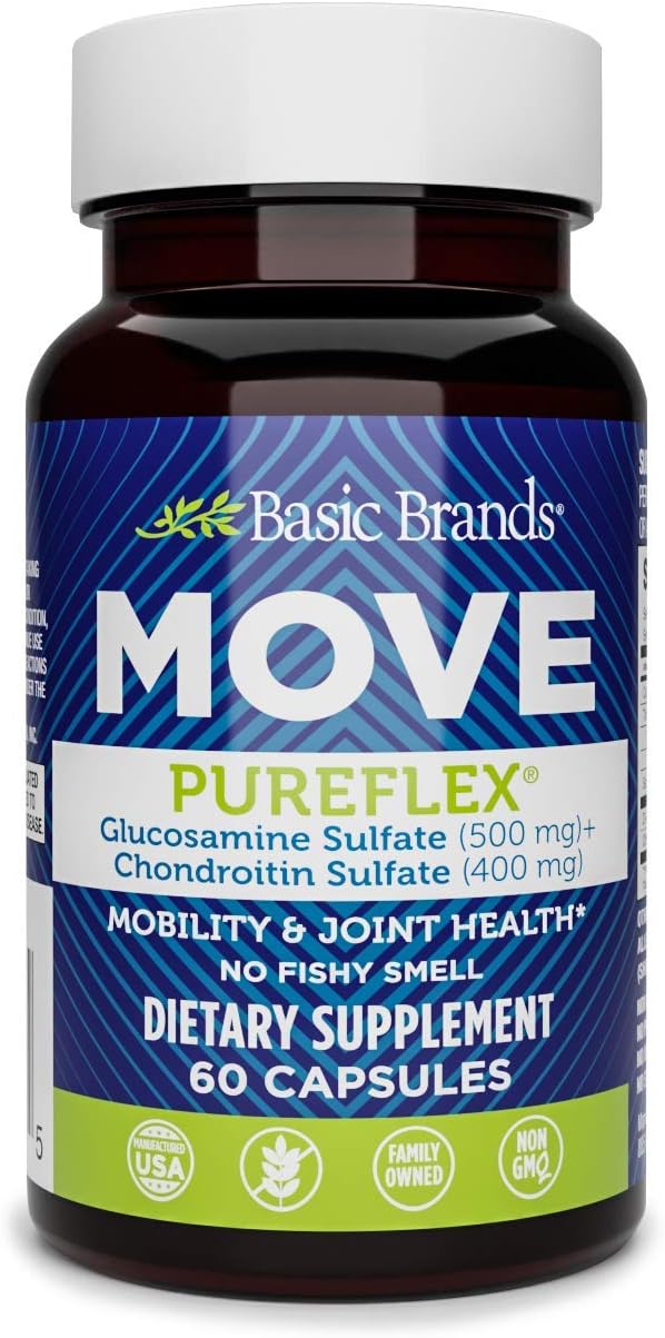 Glucosamine Chondroitin 500/400 Basic Organics 60 Caps