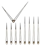 uxcell 5 Set Wooden Clock Hands Only,Walnut Wood