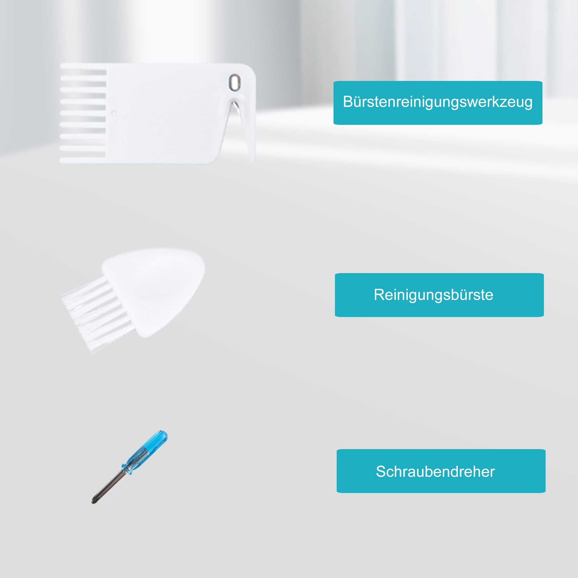 Loveco Zubehör Ersatz Kompatibel für Roborock S7 S7 Plus S7 MaxV , Ultra Roboter Staubsauger,2 Hauptbürste, 4 Filter,6 Seitenbürsten,4 Mopptüchern, 1 Bürstenreinigungswerkzeug 6