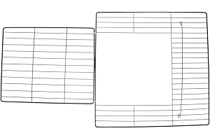 SUPVOX Pet Wire Cage Door Panel 35X35Cm Thickened Metal Dog Fence Mesh Door Accessory for Cat and Puppy