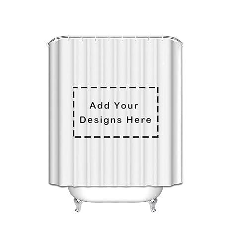Vandarllin Personalized Diy Custom Fabric Shower Curtains Extra