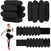 Wrist Weights, 2Pack Wearable Wrist Ankle Weights for Women and Men, Adjustable Silicone Arm and Leg Wrist Bracelets for Walking, Yoga, Pilates and Gym, 2lb