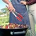 Premium Stainless Steel Kitchen Tongs With Silicone Tips For Cooking, Barbecue and Grill 3 Set 7- 9- 12 Inch