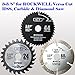MTP 3X 3-3/8-inch Diamond/Wood/Metal Circular Saw Blade for Rockwell Versacut Versa Cut Rk3440k, 3-3/8