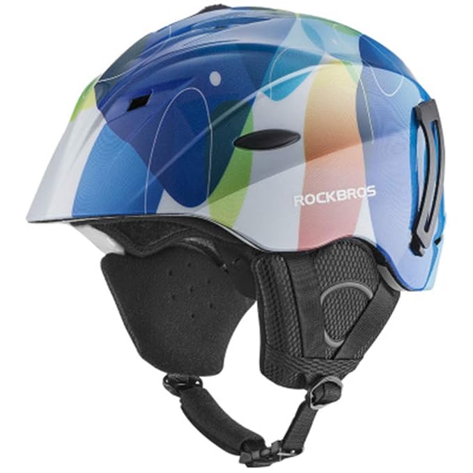 SHXP88 Bike Integrally Helmet Ski-Helm Winter Warm Thermal Ultralight Radsport-Ski-Helm Sicherheitsausrüstung (M Adjustable:5
