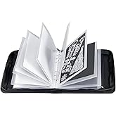 UNIMEIX Magnetic Sheets for Die Storage with Mold Bag, 12 Pcs Stamp and Die Storage Sheets and 12 Pcs Pockets for Card Making Supplies(0.8 mm Thickness, Black)