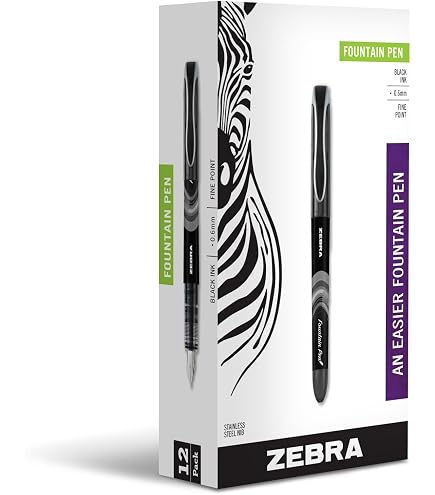 Penna Usa E Getta Zebra Fuente Per Scrittura Uno Di Ogni 6
