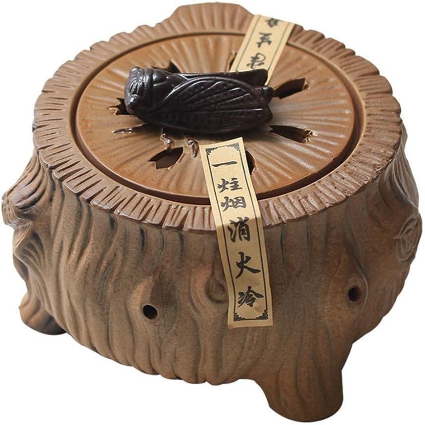 CNNGC Incense Burner Ceramic Electric Control Timing Temperature Incense Stick Holder Essential Oil Burner， Home Porcelain Garden Essential