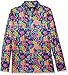 Spyder Girl's Ava T-Neck, Frontier Large Ditz Print, Large