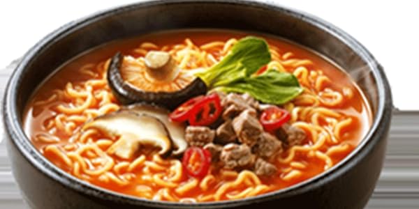 NONGSHIM SHIN BLACK NOODLE SOUP, SPICY, 3.5 OUNCE (PACK OF 6)