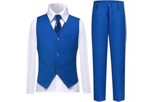 Lycody Boys Vest Set Formal Dress Suits Wedding Outfit Dresswear