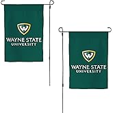 Desert Cactus Wayne State University WSU Garden Flag – 19 x 12 inch Wayne State Warriors Banner, For Outdoor Display and Events (Design 1)