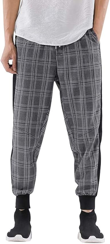 checkered mens trousers