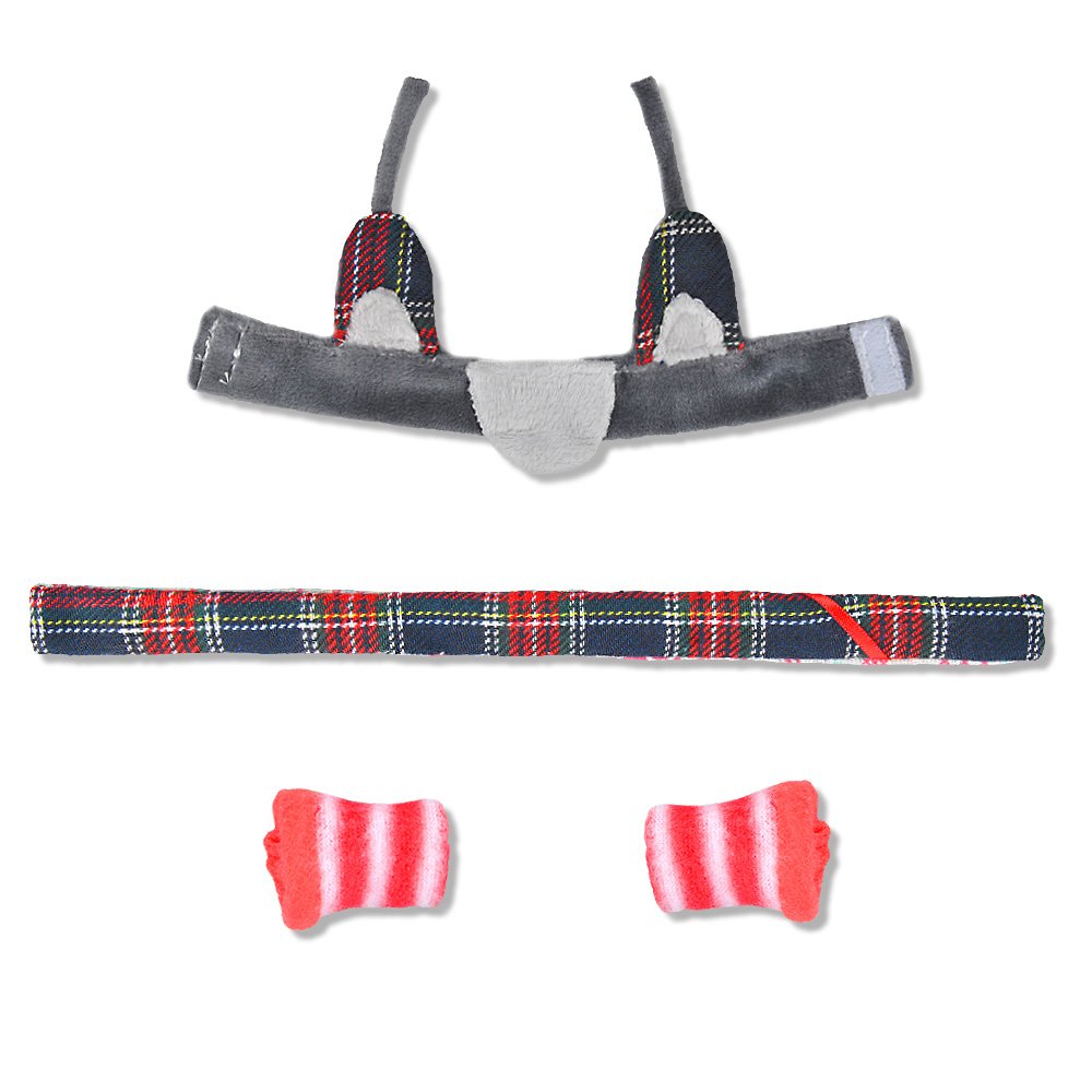 E-TING Claus Couture Clothing for Elf on the Shelf (Hat+Sock+Scarf)