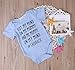 Newborn Baby GOT My Mind ON My Mommy Funny Bodysuits Rompers Outfits Blue(3-6M, Blue)