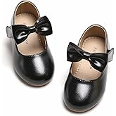 Felix & Flora Toddler Little Girls Dress Shoes - Flower Girls Mary Jane Flats Ballet Shoes Party Wedding