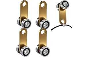 BiJun 2 Wheel Trolley Assembly Roller,Trolley Wheels Assembly for Use with 1-5/8" Wide and All1-5/8"or Taller Strut Channel 4