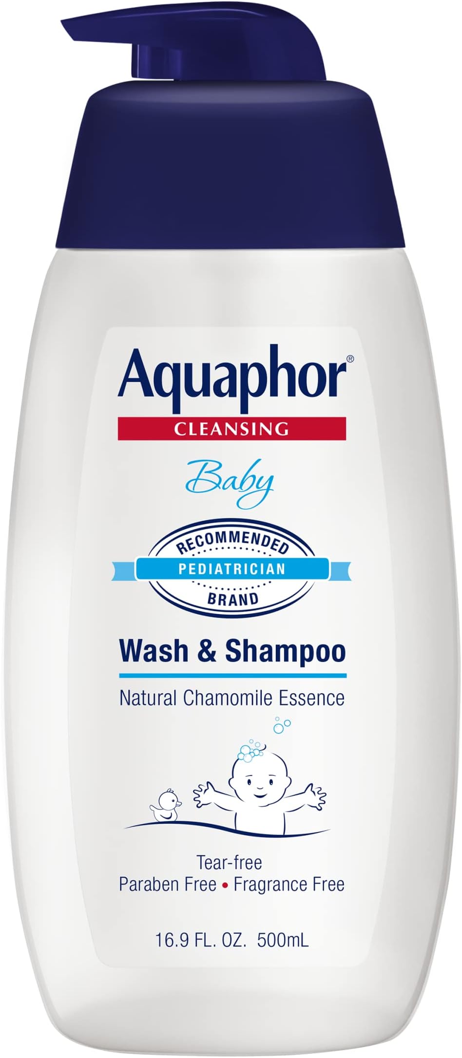 Aquaphor Baby Wash & Shampoo 16.9 fl oz Pediatrician Recommended Brand